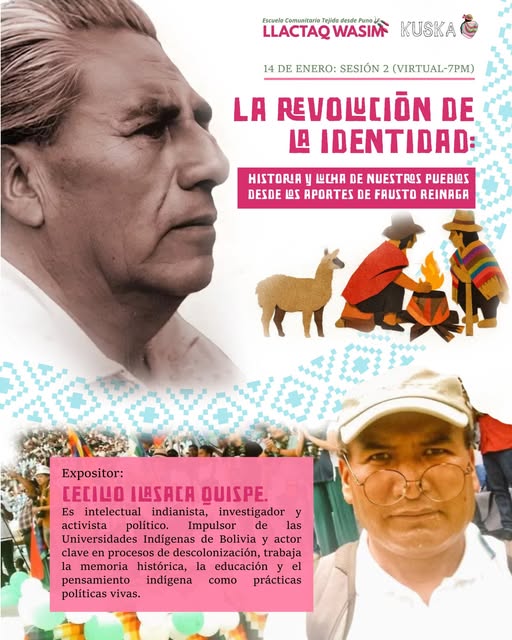 Escuela comunitaria: Cecilio Ilasaca, intelectual indianista, investigador y activista político