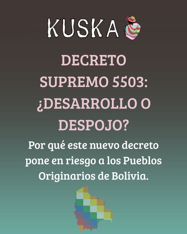 DS 5503: desarrollo para unos, despojo para los pueblos