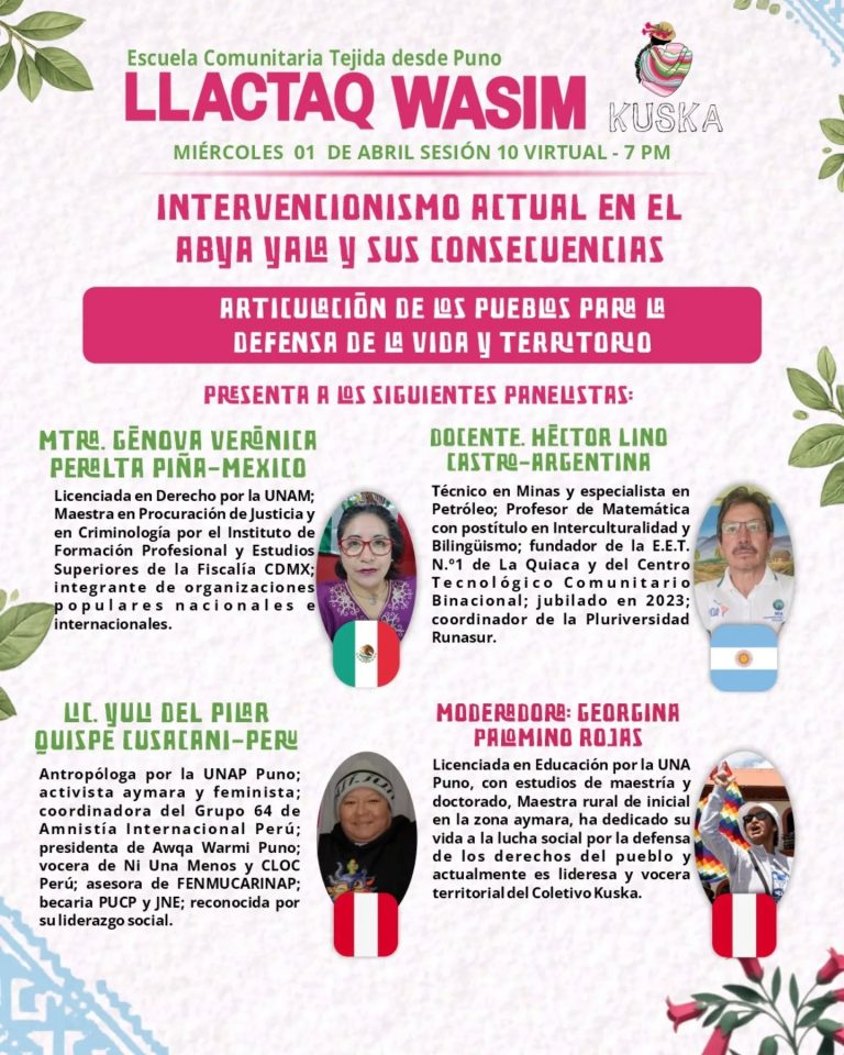 Intervencionismo actual en el Abya Yala y sus consecuencias